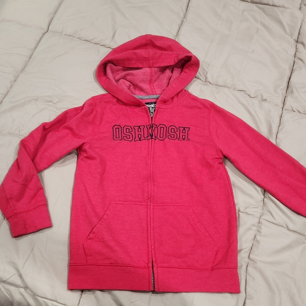Boys Oshkosh size 8 zipup hoodie